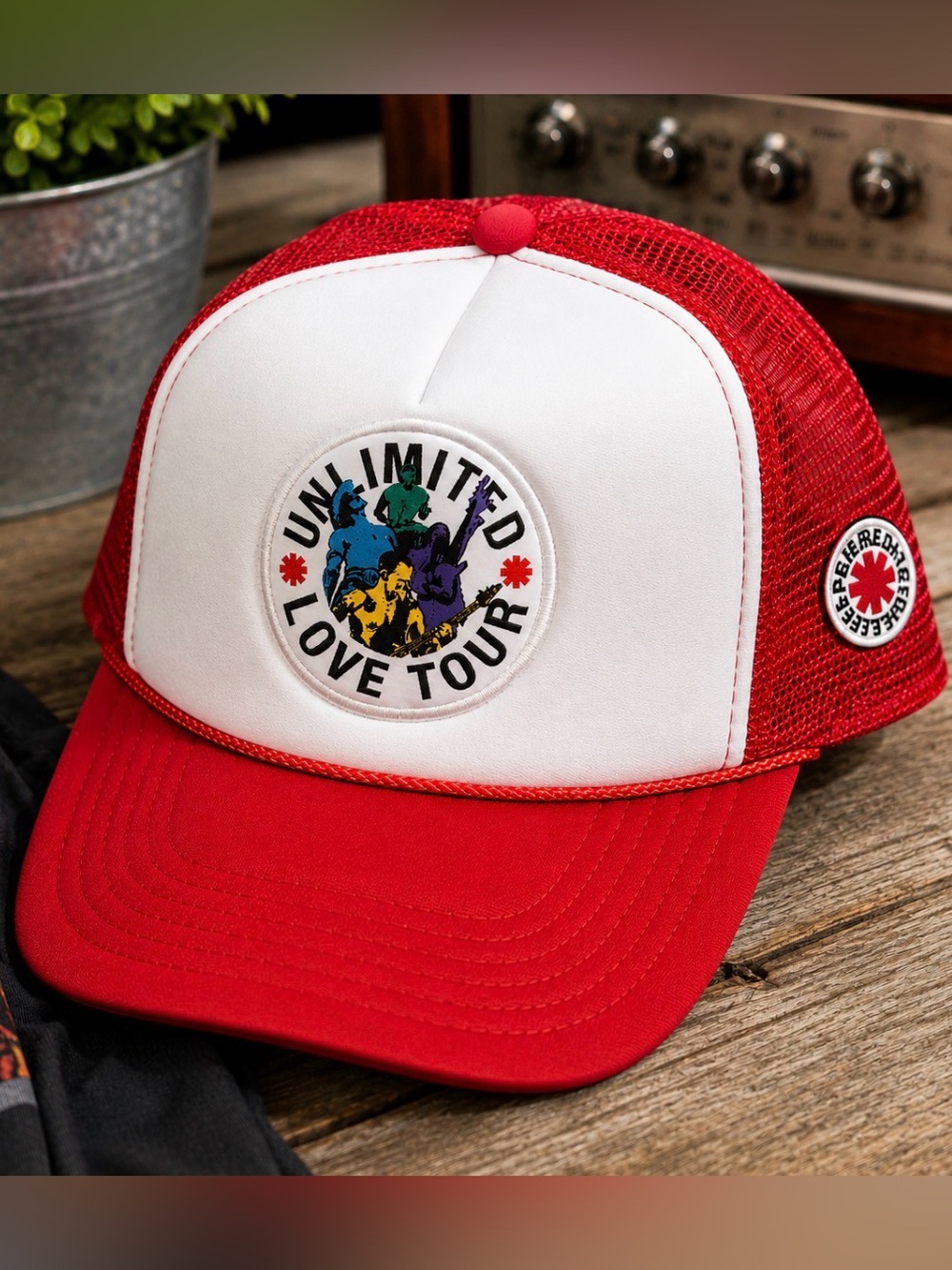 Red Hot Chili Peppers Unlimited Love Tour Trucker Snapback Hat